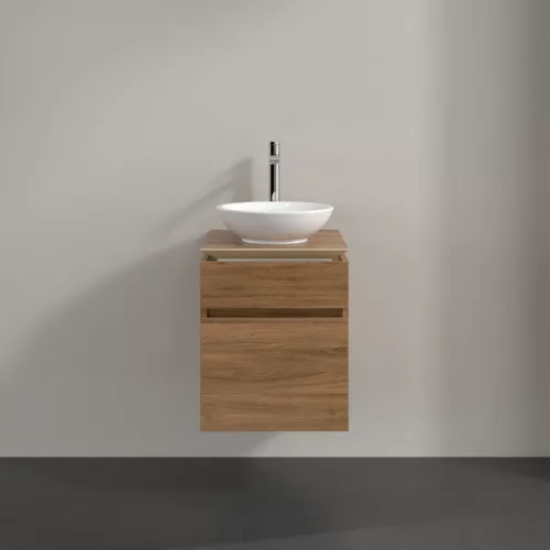 Bild von VILLEROY BOCH Legato Waschbeckenunterschrank, 2 Auszüge, 450 x 550 x 500 mm, Kansas Oak / Kansas Oak #B56600RH