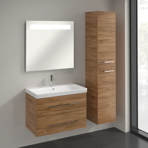 Bild von VILLEROY BOCH Avento Hochschrank, 2 Türen, 346 x 1760 x 404 mm, Kansas Oak #A89401RH