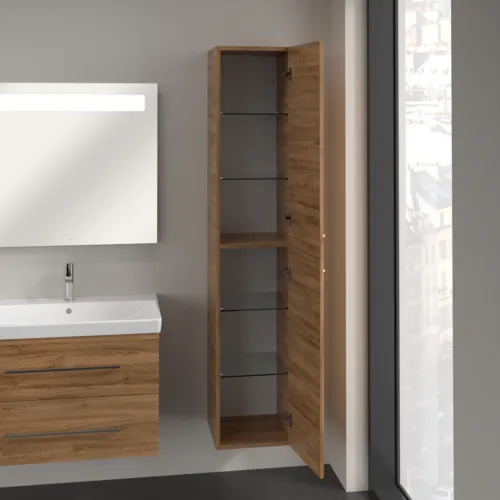 Bild von VILLEROY BOCH Avento Hochschrank, 2 Türen, 346 x 1760 x 404 mm, Kansas Oak #A89401RH