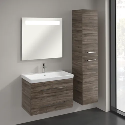 Bild von VILLEROY BOCH Avento Hochschrank, 2 Türen, 346 x 1760 x 404 mm, Stone Oak #A89401RK