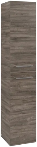 VILLEROY BOCH Avento Tall cabinet, 2 doors, 346 x 1760 x 404 mm, Stone Oak #A89401RK resmi