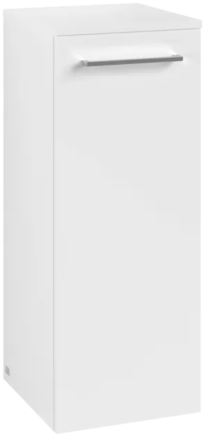 Picture of VILLEROY BOCH Avento Side cabinet, 1 door, 347 x 888 x 405 mm, Brilliant White #A89501VE