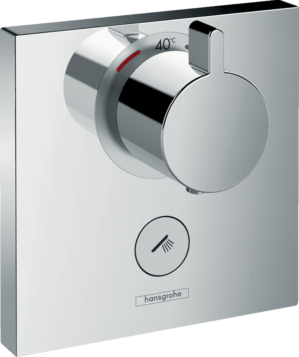 Bild von HANSGROHE ShowerSelect Thermostat HighFlow Unterputz für 1 Verbraucher und einen zusätzlichen Abgang #15761000 - Chrom