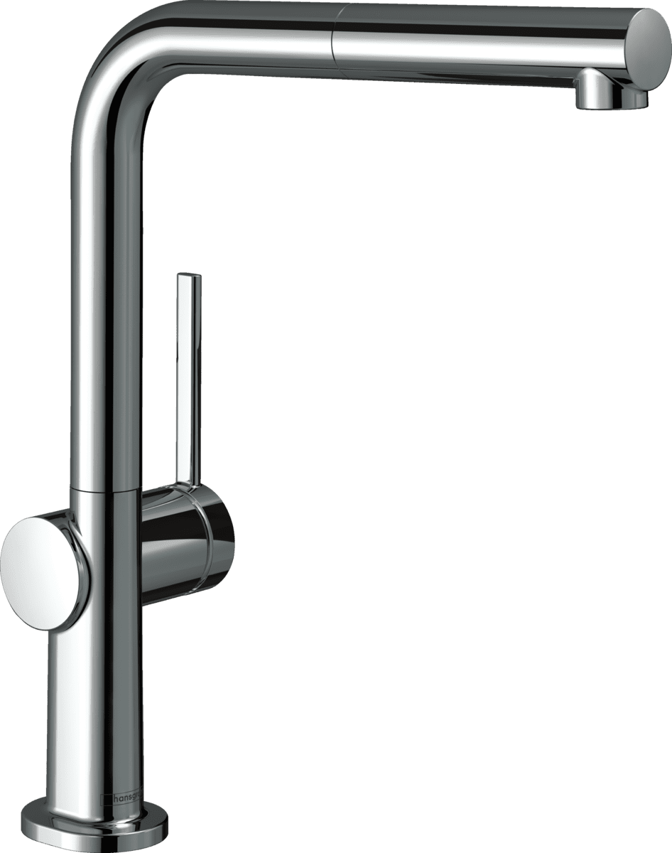 Зображення з  HANSGROHE Talis M54 Single lever kitchen mixer 270, pull-out spout, 1jet, sBox #72809000 - Chrome