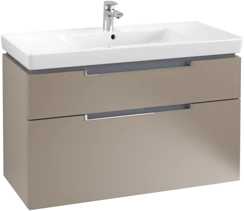 Picture of VILLEROY BOCH Subway 2.0 Vanity unit, 2 pull-out compartments, 987 x 590 x 449 mm, Truffle Grey #A91510VG