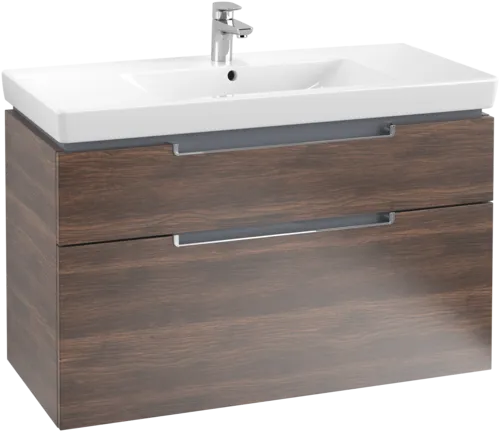 Picture of VILLEROY BOCH Subway 2.0 Vanity unit, 2 pull-out compartments, 987 x 590 x 449 mm, Arizona Oak #A91510VH