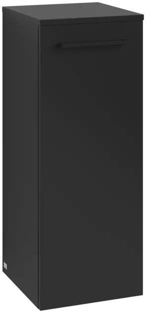 VILLEROY BOCH Avento Side cabinet, 1 door, 347 x 888 x 405 mm, Volcano Black #A89510VL resmi
