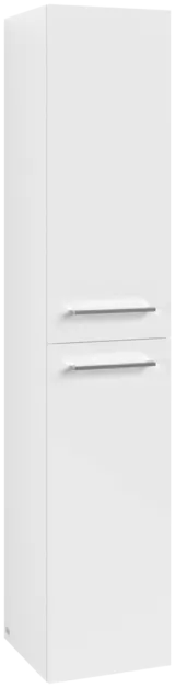 Obrázek VILLEROY BOCH Vysoká skříňka Avento, 2 dveře, 346 x 1760 x 404 mm, lesklá bílá #A89401VE