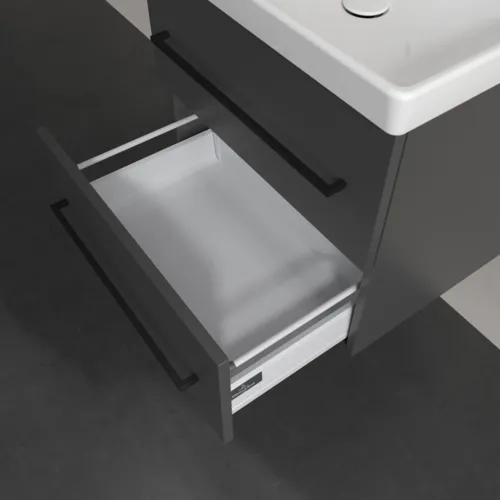 Bild von VILLEROY BOCH Avento Waschbeckenunterschrank, 2 Auszüge, 576 x 514 x 484 mm, Graphite #A88910VR