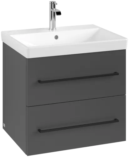 Obrázek VILLEROY BOCH Avento toaletní skříňka, 2 výsuvy, 576 x 514 x 484 mm, grafitová barva #A88910VR