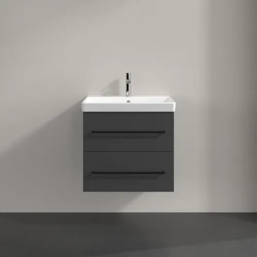 Bild von VILLEROY BOCH Avento Waschbeckenunterschrank, 2 Auszüge, 576 x 514 x 484 mm, Graphite #A88910VR