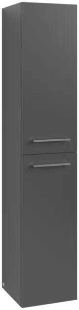 VILLEROY BOCH Avento Tall cabinet, 2 doors, 346 x 1760 x 404 mm, Graphite #A89401VR resmi