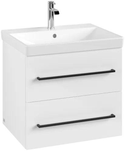 Picture of VILLEROY BOCH Avento Vanity unit, 2 pull-out compartments, 576 x 514 x 484 mm, Brilliant White #A88910VE