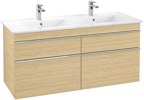 Зображення з  VILLEROY BOCH Venticello Vanity unit, 4 pull-out compartments, 1253 x 590 x 502 mm, Nordic Oak / Nordic Oak #A93001VJ