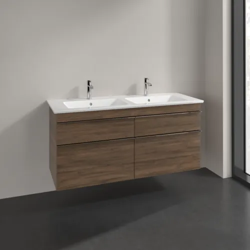 Bild von VILLEROY BOCH Venticello Waschbeckenunterschrank, 4 Auszüge, 1253 x 590 x 502 mm, Arizona Oak / Arizona Oak #A93001VH