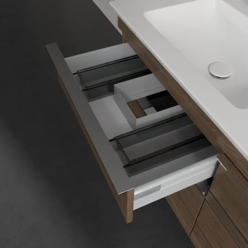 Bild von VILLEROY BOCH Venticello Waschbeckenunterschrank, 4 Auszüge, 1253 x 590 x 502 mm, Arizona Oak / Arizona Oak #A93001VH