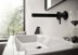 Bild von HANSGROHE Finoris Single lever basin mixer for concealed installation wall-mounted with spout 22,8 cm Matt Black 76050670