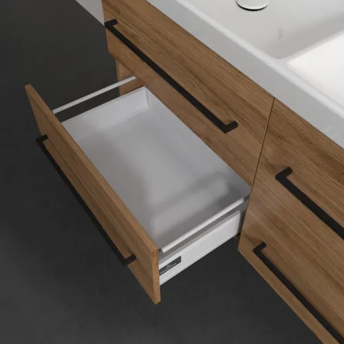 Bild von VILLEROY BOCH Avento Waschbeckenunterschrank, 4 Auszüge, 1180 x 514 x 484 mm, Kansas Oak #A89310RH