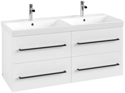 Зображення з  VILLEROY BOCH Avento Vanity unit, 4 pull-out compartments, 1180 x 514 x 484 mm, Brilliant White #A89310VE