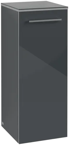 VILLEROY BOCH Avento Side cabinet, 1 door, 350 x 890 x 405 mm, Crystal Grey #A89500B1 resmi
