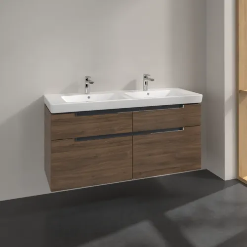 Bild von VILLEROY BOCH Subway 2.0 Waschbeckenunterschrank, 4 Auszüge, 1287 x 590 x 449 mm, Arizona Oak #A91710VH