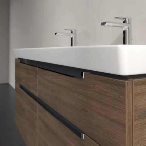 Bild von VILLEROY BOCH Subway 2.0 Waschbeckenunterschrank, 4 Auszüge, 1287 x 590 x 449 mm, Arizona Oak #A91710VH