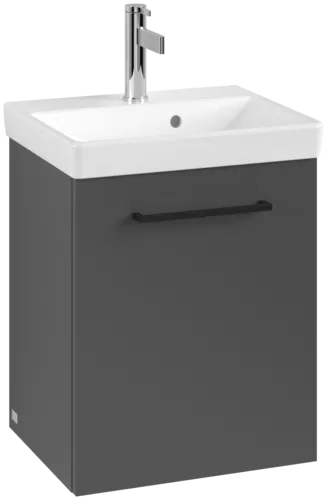 Obrázek VILLEROY BOCH Avento toaletní skříňka, 1 dvířka, 426 x 514 x 384 mm, grafitová barva #A88710VR