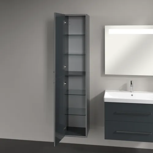 Bild von VILLEROY BOCH Avento Hochschrank, 2 Türen, 350 x 1760 x 404 mm, Crystal Grey #A89400B1
