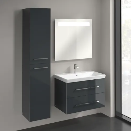 Bild von VILLEROY BOCH Avento Hochschrank, 2 Türen, 350 x 1760 x 404 mm, Crystal Grey #A89400B1