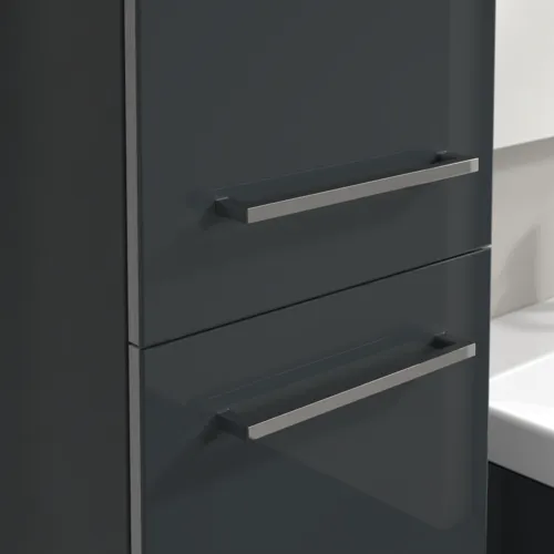 Bild von VILLEROY BOCH Avento Hochschrank, 2 Türen, 350 x 1760 x 404 mm, Crystal Grey #A89400B1