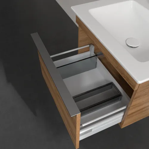 Bild von VILLEROY BOCH Venticello Waschbeckenunterschrank, 1 Auszug, 553 x 420 x 502 mm, Kansas Oak / Kansas Oak #A93201RH