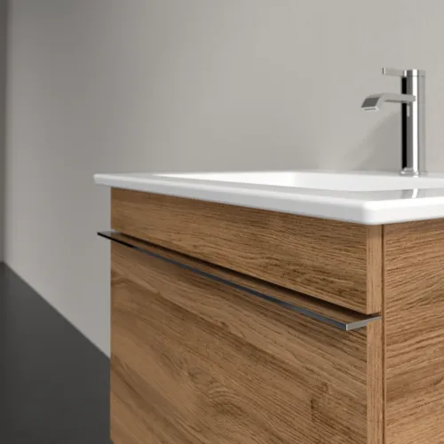 Bild von VILLEROY BOCH Venticello Waschbeckenunterschrank, 1 Auszug, 553 x 420 x 502 mm, Kansas Oak / Kansas Oak #A93201RH