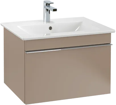 Picture of VILLEROY BOCH Venticello Vanity unit, 1 pull-out compartment, 553 x 420 x 502 mm, Cashmere Grey / Cashmere Grey #A93201VN