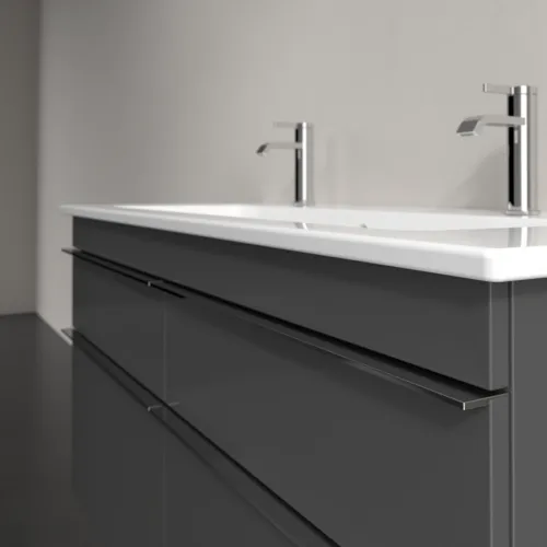 VILLEROY BOCH Venticello Waschbeckenunterschrank, 4 Auszüge, 1153 x 590 x 502 mm, Glossy Grey / Glossy Grey #A92901FP, Bild 5