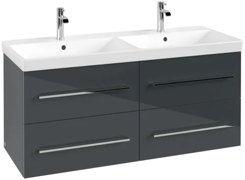 VILLEROY BOCH Avento Vanity unit, 4 pull-out compartments, 1180 x 514 x 484 mm, Crystal Grey #A89300B1 resmi