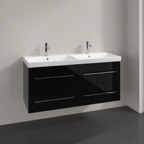VILLEROY BOCH Avento Waschbeckenunterschrank, 4 Auszüge, 1180 x 514 x 484 mm, Crystal Black #A89300B3, Bild 2