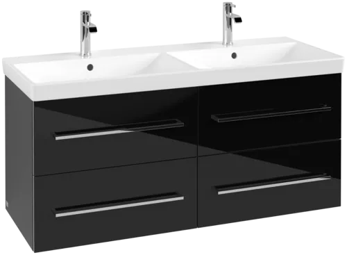 VILLEROY BOCH Avento Vanity unit, 4 pull-out compartments, 1180 x 514 x 484 mm, Crystal Black #A89300B3 resmi