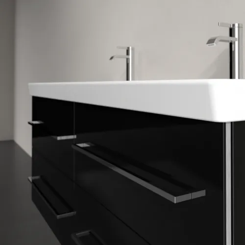 VILLEROY BOCH Avento Waschbeckenunterschrank, 4 Auszüge, 1180 x 514 x 484 mm, Crystal Black #A89300B3, Bild 5