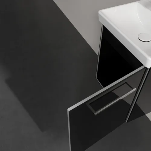Bild von VILLEROY BOCH Avento Waschbeckenunterschrank, 1 Tür, 430 x 514 x 384 mm, Crystal Black #A88701B3
