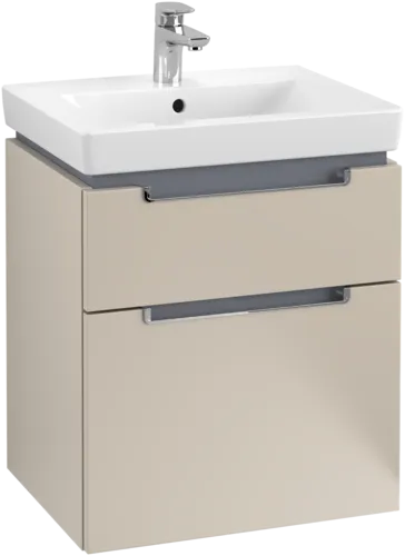 VILLEROY BOCH Subway 2.0 Vanity unit, 2 pull-out compartments, 537 x 590 x 423 mm, Soft Grey #A90810VK resmi