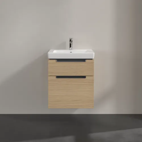 Bild von VILLEROY BOCH Subway 2.0 Waschbeckenunterschrank, 2 Auszüge, 537 x 590 x 423 mm, Nordic Oak #A90810VJ