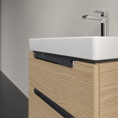 Bild von VILLEROY BOCH Subway 2.0 Waschbeckenunterschrank, 2 Auszüge, 537 x 590 x 423 mm, Nordic Oak #A90810VJ