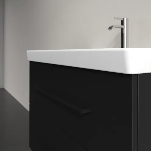 Bild von VILLEROY BOCH Avento Waschbeckenunterschrank, 2 Auszüge, 776 x 514 x 484 mm, Volcano Black #A89110VL