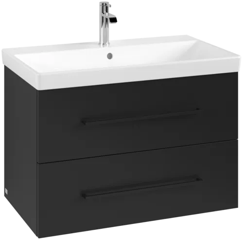 VILLEROY BOCH Avento Vanity unit, 2 pull-out compartments, 776 x 514 x 484 mm, Volcano Black #A89110VL resmi