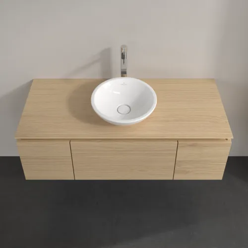 Bild von VILLEROY BOCH Legato Waschbeckenunterschrank, 3 Auszüge, 1200 x 380 x 500 mm, Nordic Oak / Nordic Oak #B57700VJ