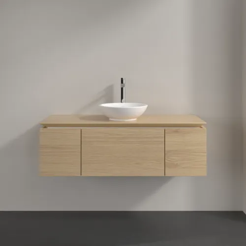 Bild von VILLEROY BOCH Legato Waschbeckenunterschrank, 3 Auszüge, 1200 x 380 x 500 mm, Nordic Oak / Nordic Oak #B57700VJ