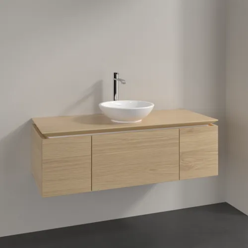 Bild von VILLEROY BOCH Legato Waschbeckenunterschrank, 3 Auszüge, 1200 x 380 x 500 mm, Nordic Oak / Nordic Oak #B57700VJ