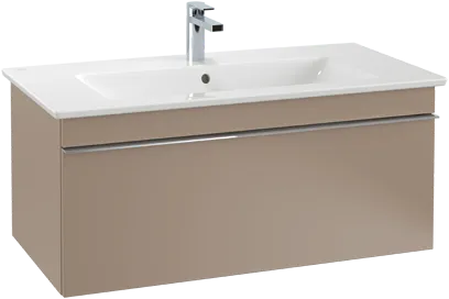 VILLEROY BOCH Venticello Vanity unit, 1 pull-out compartment, 753 x 420 x 502 mm, Cashmere Grey / Cashmere Grey #A93401VN resmi