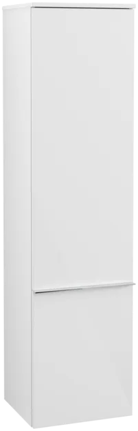 VILLEROY BOCH Venticello Tall cabinet, 1 door, 404 x 1546 x 372 mm, Glossy White / Glossy White #A95111DH resmi