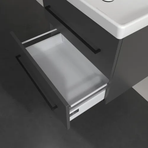Picture of VILLEROY BOCH Avento Vanity unit, 2 pull-out compartments, 626 x 514 x 484 mm, Graphite #A89010VR